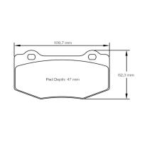 Pagid 8208 колодки тормозные задние, толщина 16 мм, состав RSL 29
