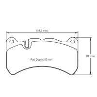 Pagid 8005 колодки тормозные передние, толщина 16,4 мм, состав RSL 19
