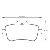 Pagid 8189 колодки тормозные задние, толщина 18,8 мм, состав RSL 29