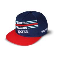 Sparco Flat Visor Martini Racing кепка, синий / красный