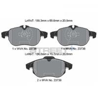 Pagid 8294 колодки тормозные передние, толщина 20,5 мм, состав SP (Street+)