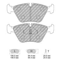 Ferodo Racing FCP779 колодки тормозные передние, состав колодок DS Performance, черный