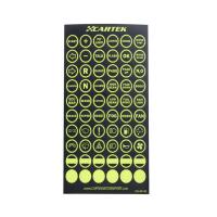 Cartek наклейки ультрафиолетовые для рулевой беспроводной пластины