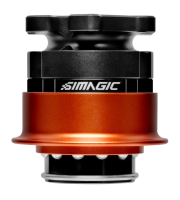 Simagic ступица руля быстросъемная для рулевой базы Alpha Evo (6 x 70 мм), черный / золотой