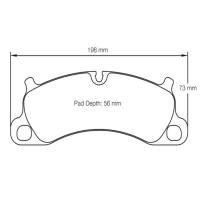 Pagid 4922 колодки тормозные передние, толщина 17,3 мм, состав RSL 29