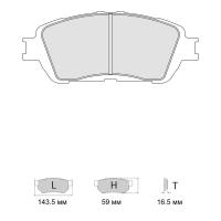 Ferodo Racing FRP3120 колодки тормозные передние, состав колодок "H" (DS 2500), черный