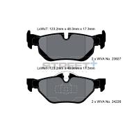 Pagid 8051 колодки тормозные передние, толщина 17,3 мм, состав SP (Street+)