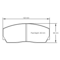 Pagid 1270 колодки тормозные задние, толщина 20 мм, состав RSL 1