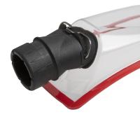 Stilo патрубок для системы вентиляции верхней, прямой, черный