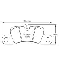 Pagid 4918 колодки тормозные задние, толщина 16,3 мм, состав RSL 29