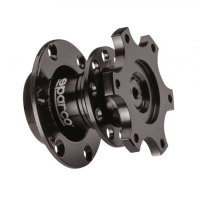 Sparco  ступица руля быстросъемная (Bolt-on), черный