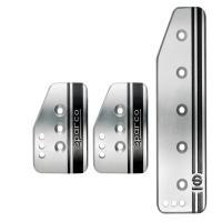 Sparco Settanta накладки на педали удлиненные, серебристый / черный