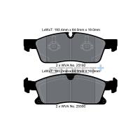 Pagid 8112 колодки тормозные передние, толщина 19 мм, состав SP (Street+)