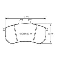 Pagid 8197 колодки тормозные передние, толщина 27 мм, состав RSL 29