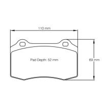 Pagid 1408 колодки тормозные, толщина 15 мм, состав RSL 29
