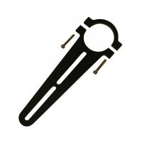 Longacre кронштейны для зеркал короткие, 50 мм. - 140 мм. (2 шт), черный