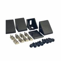 Trak Racer уголки + крепеж (8 болтов, 8 закладных, 4 уголка с накладками), черный
