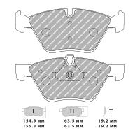 Ferodo Racing FCP1773 колодки тормозные передние, состав колодок DS Performance, черный