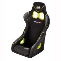 OMP TRS-X кресло для автоспорта, сталь, черный / желтый неоновый
