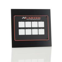 Cartek панель распределения питания 8 каналов с наклейками, черный