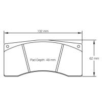 Pagid 1595 колодки тормозные, толщина 16 мм, состав RST 1