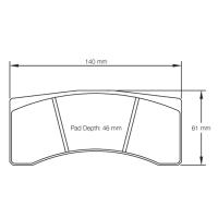 Pagid 1617 колодки тормозные, толщина 16 мм, состав RST 5E