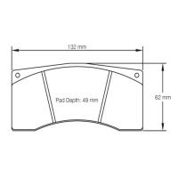 Pagid 8267 колодки тормозные, толщина 18 мм, состав RST 1
