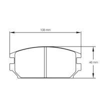 Pagid 2445 колодки тормозные задние, толщина 15,5 мм, состав RS 42