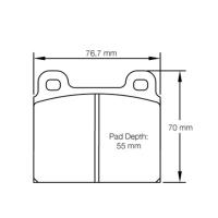 Pagid 4503 колодки тормозные передние, толщина 19 мм, состав RSH 29E