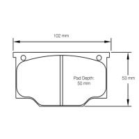 Pagid 1192 колодки тормозные, толщина 17 мм, состав RSH 3