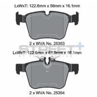 Pagid 8118 колодки тормозные задние, толщина 16,1 мм, состав SP (Street+)