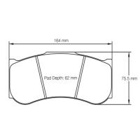 Pagid 2019 колодки тормозные передние, толщина 30 мм, состав RST 1