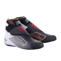 Alpinestars Tech-1 KZ V2 ботинки для картинга, черный / белый / золотой, 34