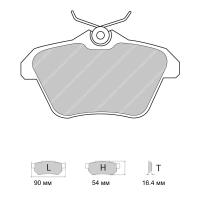 Ferodo Racing FDS995 колодки тормозные задние