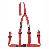 Sandtler ремни безопасности, 3 точки, 3-2", сталь, красный