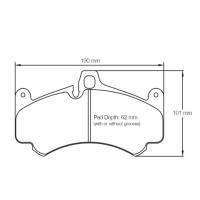 Pagid 8003 колодки тормозные передние, толщина 17,5 мм, состав RSL 29