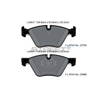 Pagid 8045 колодки тормозные передние, толщина 20,3 мм, состав SP (Street+)