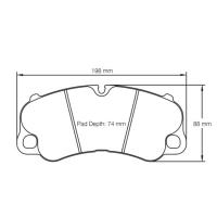 Pagid 4927 колодки тормозные передние, толщина 18,5 мм, состав RSC 1