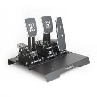 Caravangoes M2 педали для симрейсинга, 3 педали (газ, тормоз, сцепление), черный / серебристый