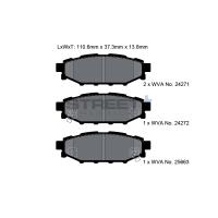 Pagid 8065 колодки тормозные передние, толщина 13,8 мм, состав SP (Street+)