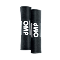 OMP  накладки на ремни безопасности, 2", черный