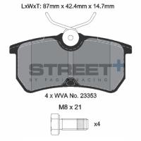 Pagid 8170 колодки тормозные задние, толщина 14,7 мм, состав SP (Street+)