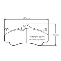 Pagid 2707 колодки тормозные передние, толщина 18 мм, состав RSL 29