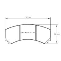 Pagid 8216 колодки тормозные, толщина 18 мм, состав RSL 2