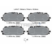 Pagid 8233 колодки тормозные передние