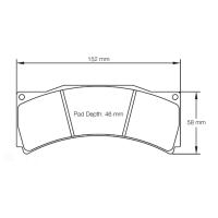 Pagid 1813 колодки задние, толщина 25мм, состав RST D1