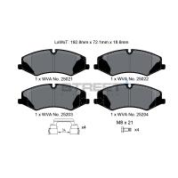 Pagid 8103 колодки тормозные передние, толщина 18,6 мм, состав SP (Street+)