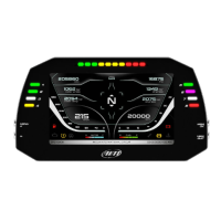 AIM MXG 1.3 Strada щиток приборов, CAN harness (ECU), черный