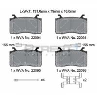 Pagid 8284 колодки тормозные передние, толщина 16 мм, состав SP (Street+)