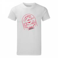 Sparco T-SHIRT TRON футболка, белый, XL